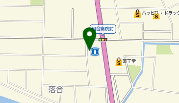 赤玉薬局 落合店の地図画像