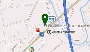 生活協同組合とくしま生協 本部の地図画像