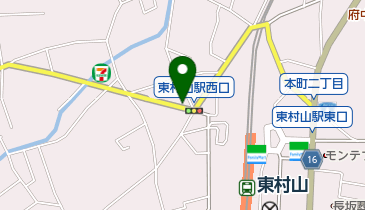 東村山駅前なごやか整骨院の地図画像