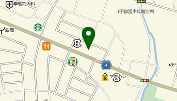 星乃珈琲店 宇都宮鶴田店の地図画像