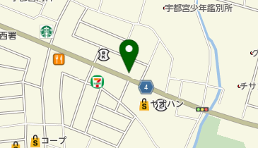 洋麺屋五右衛門 宇都宮鶴田店の地図画像