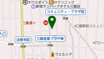 天文・科学情報スペースの地図画像