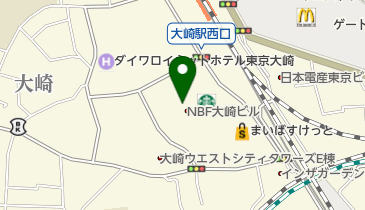 ソニーシティ大崎の地図画像