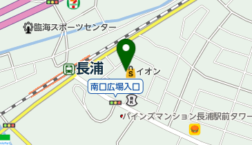 買取センタージーピー イオン長浦店の地図画像