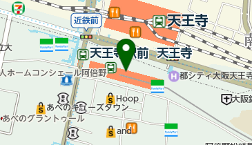 WaSaRa(ワサラ) 近鉄あべのハルカス店の地図画像