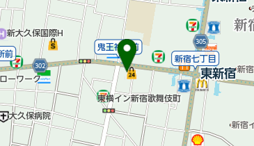 OLIVE SPA PANTHEON(オリーブ スパ パンテオン) 新宿歌舞伎町店の地図画像