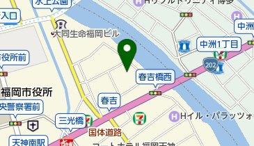 OLIVE SPA(オリーブ スパ) 西中洲店の地図画像