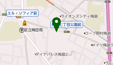 カトリック梅田教会の地図画像