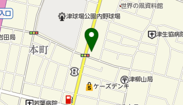 メガネのマスダ 津本店の地図画像