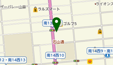 まつりや 山鼻店の地図画像