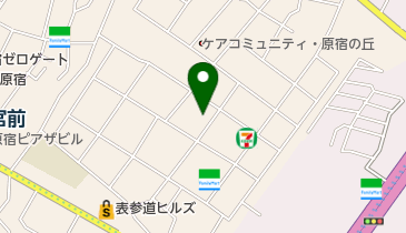 裏参道GARDEN(ガーデン)の地図画像