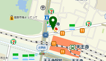 美髪と似合わせのサロン AVANCE.(アヴァンセ)天王寺店の地図画像