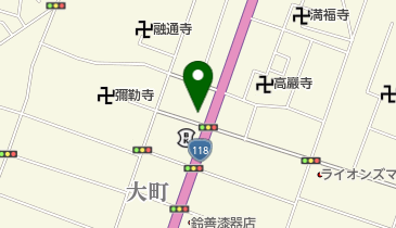 和真メガネ 会津若松店の地図画像