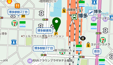 Goodbeer STAND(グッドビアー スタンド) KITTE博多店の地図画像