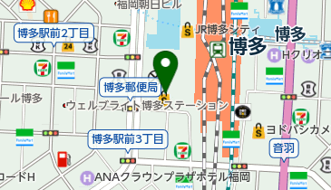 ペル アデッソ KYUSHU KITTE(キュウシュウ キッテ)博多店の地図画像