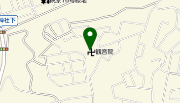 高城山子安観音の地図画像