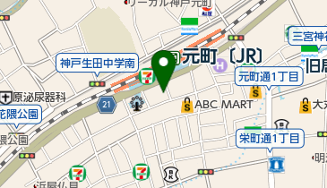 修斗GYM(ジム)神戸の地図画像