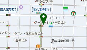 三豊麺 堺筋店の地図画像