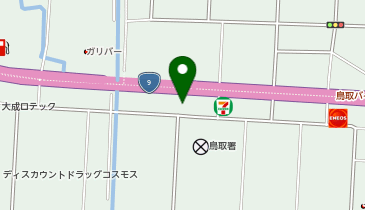 かめや釣具 鳥取店の地図画像