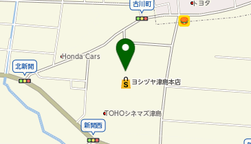 磯田園 津島本店の地図画像