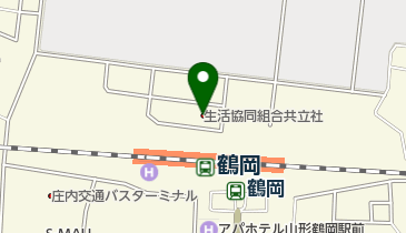 生活協同組合共立社の地図画像