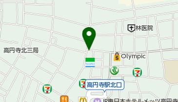 おかしのまちおか 高円寺北口店の地図画像