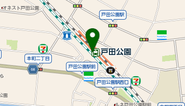 ちよだ鮨 ビーンズ戸田公園店の地図画像