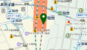 リー ショップ エスパル仙台店の地図画像