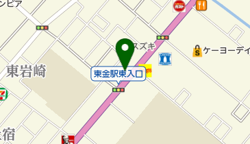 勉強堂 東金店の地図画像