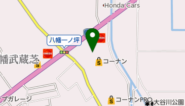コーナン 八幡一ノ坪店の地図画像