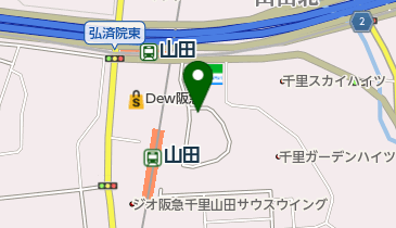 ノムラクリーニング 山田駅前店の地図画像