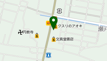 クスリのアオキ 瀬戸谷店の地図画像