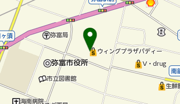 化粧品のやん 弥富店の地図画像