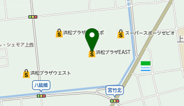 HAMAPLA EAST(浜松プラザイースト)の地図画像