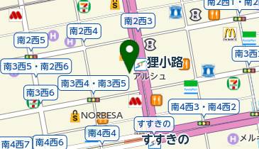 ホットヨガスタジオLAVA(ラバ) 札幌大通店の地図画像