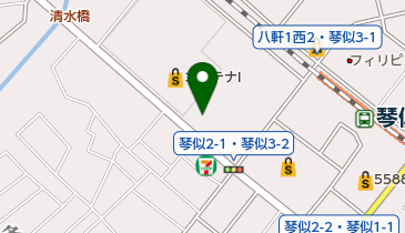 ホットヨガスタジオLAVA(ラバ) 札幌琴似店の地図画像