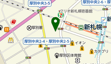 ホットヨガスタジオLAVA(ラバ) 新さっぽろ店の地図画像