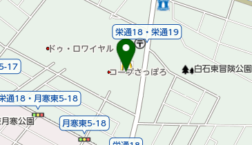 ホットヨガスタジオLAVA(ラバ) コープさっぽろルーシー店の地図画像
