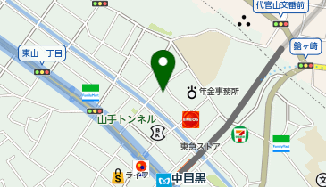 ホットヨガスタジオLAVA(ラバ) 中目黒店の地図画像