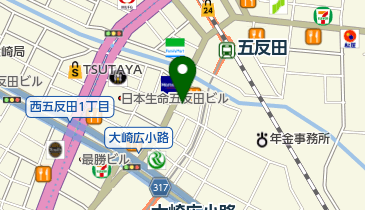 ホットヨガスタジオLAVA(ラバ) 五反田店の地図画像