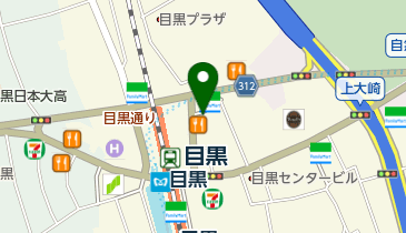 ホットヨガスタジオLAVA(ラバ) 目黒店の地図画像