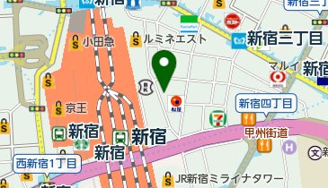 ホットヨガ&ナイトサーフィンLAVA(ラバ) 新宿東口店の地図画像