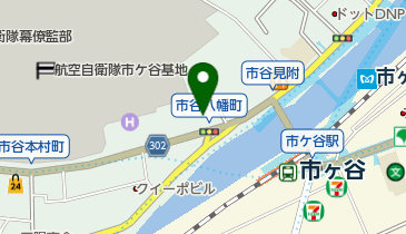 ホットヨガスタジオLAVA(ラバ) 市ヶ谷店の地図画像