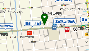 ホットヨガスタジオLAVA(ラバ) 住吉店の地図画像