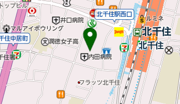 ホットヨガスタジオLAVA(ラバ) 北千住店の地図画像