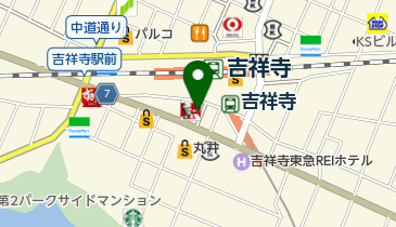 ホットヨガスタジオLAVA(ラバ) 吉祥寺店の地図画像