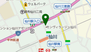 ホットヨガスタジオLAVA(ラバ) 仙川店の地図画像