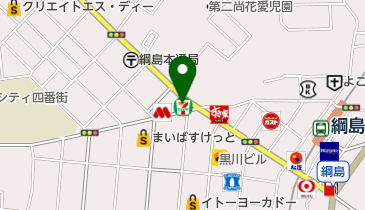 ホットヨガスタジオLAVA(ラバ) 綱島店の地図画像
