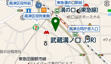 ホットヨガスタジオLAVA(ラバ) 溝の口店の地図画像