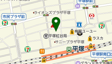 ホットヨガスタジオLAVA(ラバ) 平塚店の地図画像